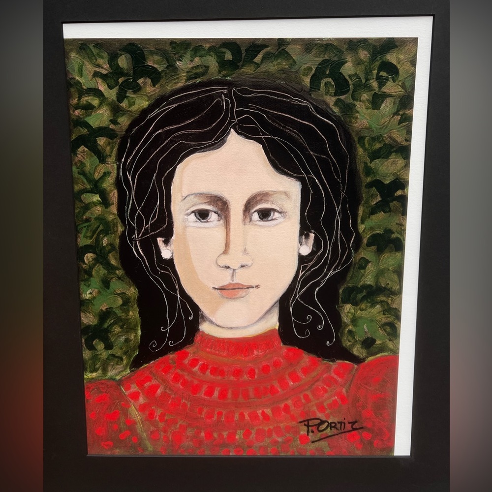 Wall Art Giclée. Title- Maria Isabel by Pedro Ortiz (Original available)